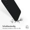 Accezz Liquid Silicone Backcover Samsung Galaxy A14 (5G) - Schokabsorberend - Zwart