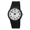 Q&Q VS50J009Y - Horloge - Sport - Analoog - Unisex - Plastic band - Rond - Cijfers - Kunststof - Zwart - Wit - 10 ATM