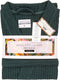Heckettlane Badjas Wafel - Ochtendjas Unisex - 65% Gerecycled Katoen - GSM 450 - Groen