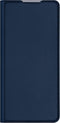 Dux Ducis Hoesje Met Pasjeshouder Geschikt voor Motorola Moto G Pro - Dux Ducis Slim Softcase Bookcase - Donkerblauw