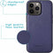 iMoshion Hoesje Geschikt voor iPhone 13 Pro Hoesje Met Pasjeshouder - iMoshion Luxe Portemonnee - Donkerblauw