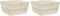 vidaXL - Tuintafels - 2 - st - 60x60x30 - cm - geïmpregneerd - vurenhout