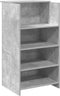 vidaXL - Receptiebalie - 55x50x103,5 - cm - bewerkt - hout - betongrijs