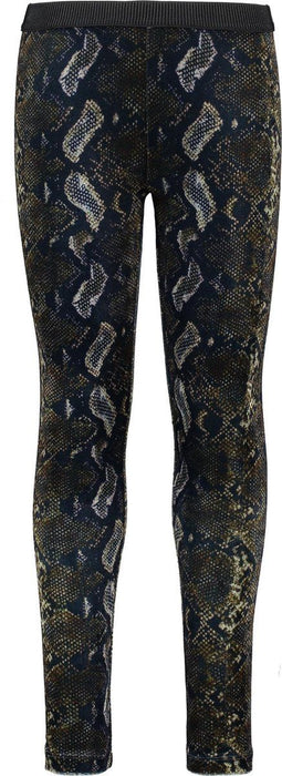 Flo - Meisjes Legging - Slim fit velvet - Snake