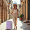 Skycases City Walker - 3-delige Kofferset - Lichtgewicht Duurzaam 34 77 94 Liter 360° Spinner Wielen TSA-slot Beschermhoezen Paars