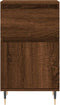 vidaXL - Dressoir - 40x35x70 - cm - bewerkt - hout - bruin - eikenkleur