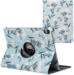 imoshion Tablet Hoes - Geschikt voor iPad Air 5 (2022) / Air 4 (2020) - 360° Draaibare Design Bookcase 2.0 - Flowers
