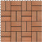 vidaXL - Terrastegels - 30x30 - cm - 1 - m² - HKC - donkerbruin - 11 - st