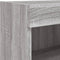 vidaXL - Tv-meubel - met - LED-verlichting - 80x30x30 - cm - grijs - sonoma - eiken