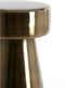 Light & Living Bijzettafel Dakwa - Zwart/Nikkel - Ø29cm - Modern