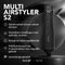 MAX PRO Multi Airstyler S2 - Krulset - 4 opzetstukken - Zwart