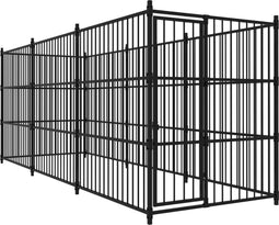 vidaXL - Hondenkennel - voor - buiten - 450x150x185 - cm