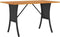 vidaXL - Tuinbank - 3-zits - met - kussens - & - tafel - poly - rattan - zwart