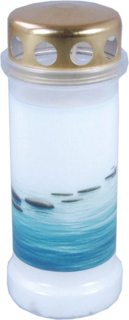 Bolsius - Herdenkingslicht - Met deksel - Stenen - 70 branduren