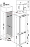 Privileg PCIL 18S13 - Inbouw Koel-vriescombinatie - FreshSpace+ LessFrost - Wit