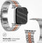 Selencia Jubilee stalen bandje - Geschikt voor Apple Watch 1, 2, 3, 4, 5, 6, 7, 8, 9, 10 (42 mm), SE - 38/40/41 mm - Zilver - One Size