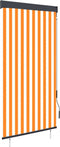 vidaXL-Rolgordijn-voor-buiten-100x250-cm-wit-en-oranje