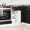vidaXL - Keuken - onderkast - Kalmar - bewerkt - hout - zwart