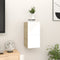 vidaXL - Tv-wandmeubelen - 2 - st - 30,5x30x30 - cm - wit - en - sonoma - eikenkleurig