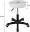 Bureaukruk - kantoorkruk - werkkruk - tabouret - hoogte instelbaar 42 tot 56 cm - wit
