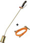 Topex 44E122 - Onkruidbrander - Grote branderkop 75 mm - 5 meter gasslang
