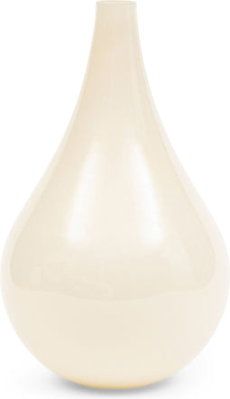 Riviera Maison Glazen Vaas - RM Tulum Vase - Wit