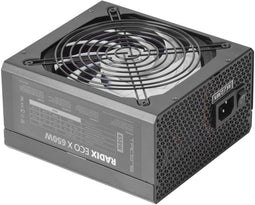 Tacens RADIX ECO X - ATX Voeding 650W - 12dB(A) Geluidssterkte - 54,1A Capaciteit 12V1 rail