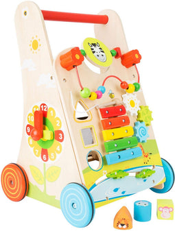 Small Foot - Houten Loopwagen - Xylofoon en Duwwagen - Multi