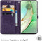 iMoshion Hoesje Geschikt voor Motorola Edge 40 Hoesje Met Pasjeshouder - iMoshion Mandala Bookcase - Paars