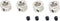 Modelcraft Stelring Geschikt voor as: 8 mm Buitendiameter: 12 mm Dikte: 5 mm 10 stuk(s)