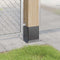 vidaXL - Spokkels - vierkant - 12 - st - 121x121 - mm - gepoedercoat - staal - antraciet