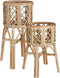 Mica Decorations Soto Plantenstandaard - H64xØ41 cm - Set van 2