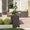 vidaXL - Plantenbak - 40x80x80 - cm - staal - zwart