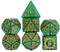 Dobbelst.Set Druide Groen/Goud