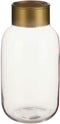 Vaas Roze Gouden Glas 11,5 x 24 x 11,5 cm (6 Stuks)