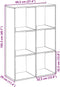 vidaXL - Kamerscherm - / - boekenkast - 69,5x29x103,5 - cm - bewerkt - hout - wit