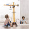 Dickie Toys - Giant Constructie Kraan 120 cm - Afstandsbediening 350° draaiend - Geel zwart