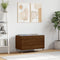 vidaXL - Platenkast - 74,5x38x48 - cm - bewerkt - hout - bruin - eikenkleur