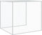 vidaXL - Kippenhok - met - dak - 803x98x90 - cm - gegalvaniseerd - staal - lichtgrijs