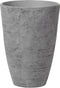 CAMIA - Bloempot set van 2 - Grijs - Stenenmix