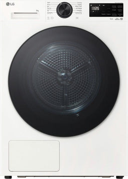 LG warmtepompdroger RHX5009TWB - 9 kg - Wit