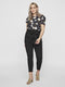 VERO MODA VMBECCA - Broek - High waisted - Paperbag - Zwart