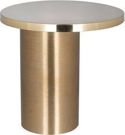 Richmond Bijzettafel Naya Brushed Goud Ø50cm
