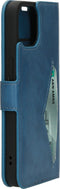 Mobiparts iPhone 14 - Classic Wallet Case - Ruimte voor pasjes - Steel Blue
