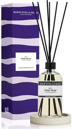 Marie-Stella-Maris - Luxury Fragrance Sticks Violet Muse - 250 ml - Geurstokjes