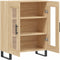 vidaXL - Dressoir - 69,5x34x90 - cm - bewerkt - hout - sonoma - eikenkleurig