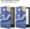 Lunso - sleepcover hoes - Geschikt voor Kindle Paperwhite 2021 (6.8 inch) - Van Gogh De Sterrennacht