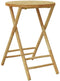 vidaXL - Tuintafel - inklapbaar - Ø - 55x75 - cm - bamboe