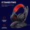 Trust GXT 785 Ravius - 2-in-1-gamingset - Over-ear headset met verlichte muis - Rood/Zwart