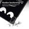 iMoshion Tablet Hoes Geschikt voor Honor Pad X9 - iMoshion Design Trifold Bookcase - Meerkleurig /Don't touch